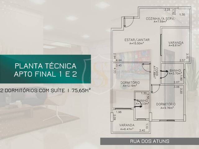 #14 - Apartamento para Venda em São José dos Campos - SP - 3